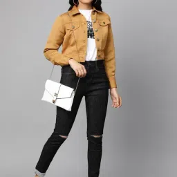 Melon by PlusS Khaki Regular Fit Jacket image 3