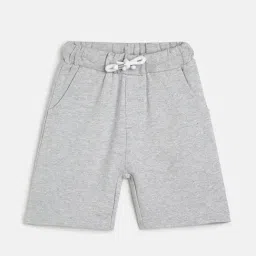 MINIKLUB Kids Grey Textured Shorts-image-49