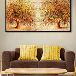 999Store Printed Brown Canvas Wall Art-picture-35