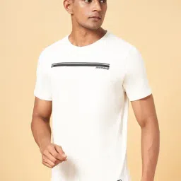 Ajile by Pantaloons White Cotton Slim Fit Printed T-Shirt-picture-44