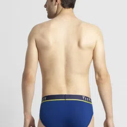 van heusen Vh Innerwear Blue Cotton Regular Fit Briefs image 2