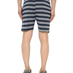 Vimal Jonney Navy & Black Regular Fit Shorts - Pack of 2 image 5