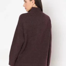 Vero Moda Purple Polyester - Recycled Relaxed Fit Sweater image 2