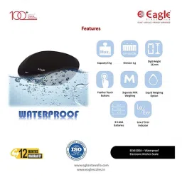 Eagle EEK-3100A Digital Weight Machine for Kitchen 5 kg Capacity,1 g Accuracy,Kitchen Weighing Scale image 4