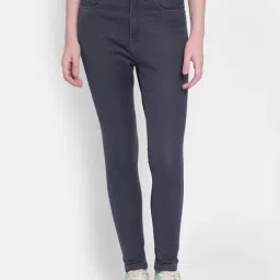 Crimsoune Club Grey Skinny Fit Mid Rise Jeans-image-8