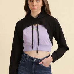 showoffff SHOWOFF Black Cotton Regular Fit Hoodie-picture-18