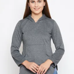 Belle Fille Grey Full Sleeves Sweatshirt image 1