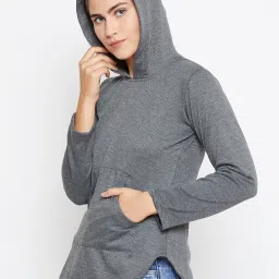Belle Fille Grey Full Sleeves Sweatshirt image 4