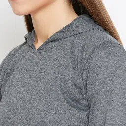 Belle Fille Grey Full Sleeves Sweatshirt image 5