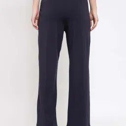 Kotty Navy Flared Fit Pants image 2