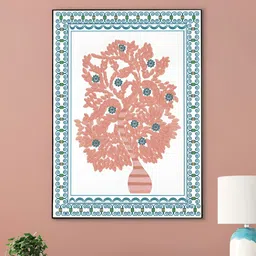 nestroots White & Green 1 Piece Canvas Religious Wall Paintings-picture-16