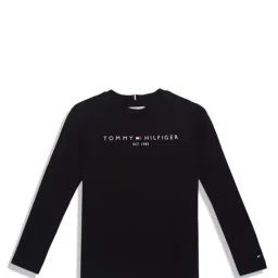 Tommy Hilfiger Boys Black Solid Regular T-Shirt-image-58