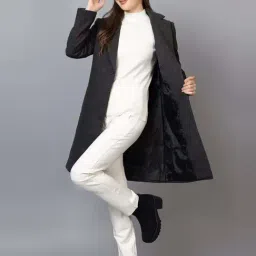 Chkokko Black Plain Coat-picture-19