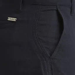Pepe Jeans Navy Regular Fit Cargo Shorts image 5