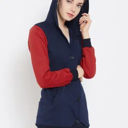 Belle Fille Navy Full Sleeves Sweatshirt image 3