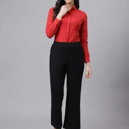 English Navy Red Regular Fit Shirt image 4