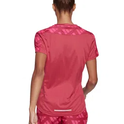 Adidas Pink Printed Celeb Tee image 2