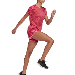 Adidas Pink Printed Celeb Tee image 3