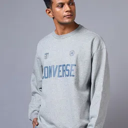 Converse Retro Soccer Men Typography Printed Sweatshirt image 5