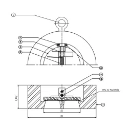 Leader 18 Inch,450 mm Cast Carbon Steel Dual Plate Check Valve CCS 069A image 2