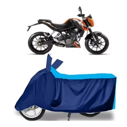 Auto Pearl Two Wheeler Cover for KTM 200 Duke - Cyan, Blue-picture-21