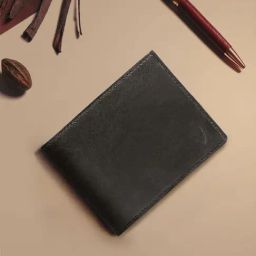 Hidesign Black Casual Leather Bi- Fold Wallet for Men-picture-28