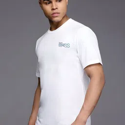 CASUALBUD Typography Printed Round Neck Regular Fit T-Shirt image 2