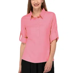 PATRORNA Pink Regular Fit Top-picture-17