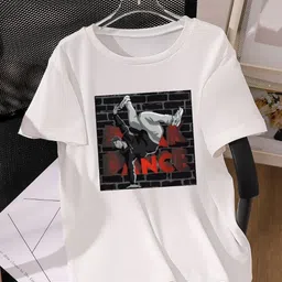 KPOP Girls Graphic Printed Round Neck T-shirt-picture-14