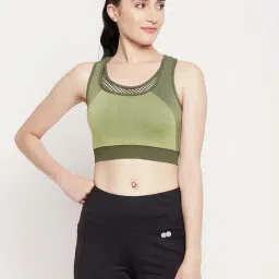 Clovia Green Sports Bra-picture-17