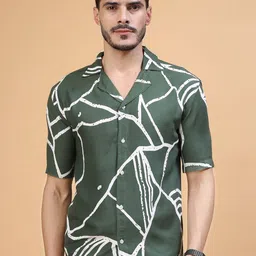 Vanguard Men Comfort Opaque Printed Casual Shirt-picture-27