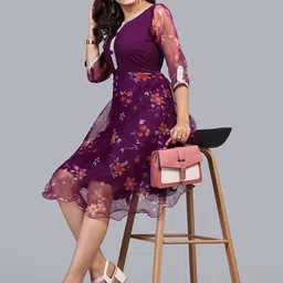 FULPARI Women Printed Sequinned Anarkali Kurta-picture-26