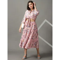 SHOWOFFFF Pink Printed Co-ord Set image 5