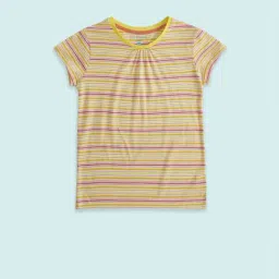 Pantaloons Junior Multicolor Cotton Striped T-Shirt-picture-15