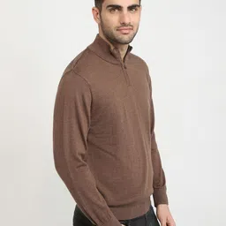ColorPlus Mock Collar Woollen Pullover Sweater image 5