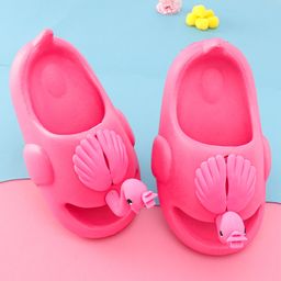 Oh! Pair Clogs with Swan Applique - Rose Red-picture-8