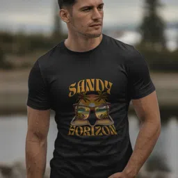 GRACE & JACK Graphic Printed Round Neck Short Sleeves Regular Fit Casual T-Shirt-picture-36