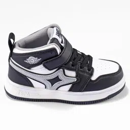 Oh! Pair Sneaker With Velcro Closure - Black image 4