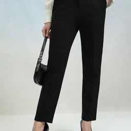 CHIC BY TOKYO TALKIES Women Tapered Fit Trousers-picture-34