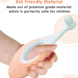 fab n funky Ultra Soft Bristle Cotton Toothbrush - Orange image 5