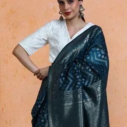 SARHA Woven Design Zari Chanderi Saree-picture-27
