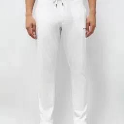 U.S. Polo Assn. Denim Co. White Cotton Regular Fit Trackpants-picture-17