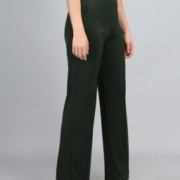 Kotty Green Flared Fit Pants image 3
