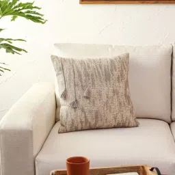 House This Sivaar Grey 180 TC Cotton  Cushion Cover image 1