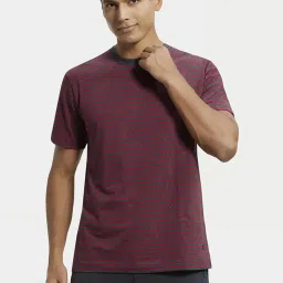Jockey 2715 Red Super Combed Cotton Rich Half Sleeves T-Shirt image 1