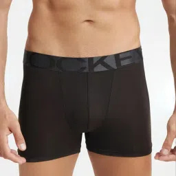 Jockey IC28 Men's Tactel Microfiber Elastane Stretch Solid Trunk with Moisture Move Treatment image 1