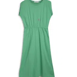 Calvin Klein Jeans Kids Green Solid Dress-picture-36