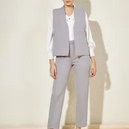 Brinns Grey Regular Fit Formal Suit image 1