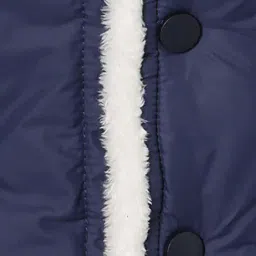 Juniors By Lifestyle Navy Regular Fit Jacket image 4