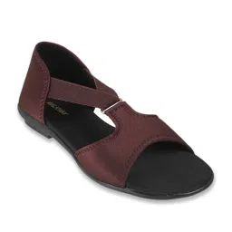 Walkway Women's Brown Ankle Strap Sandals image 1